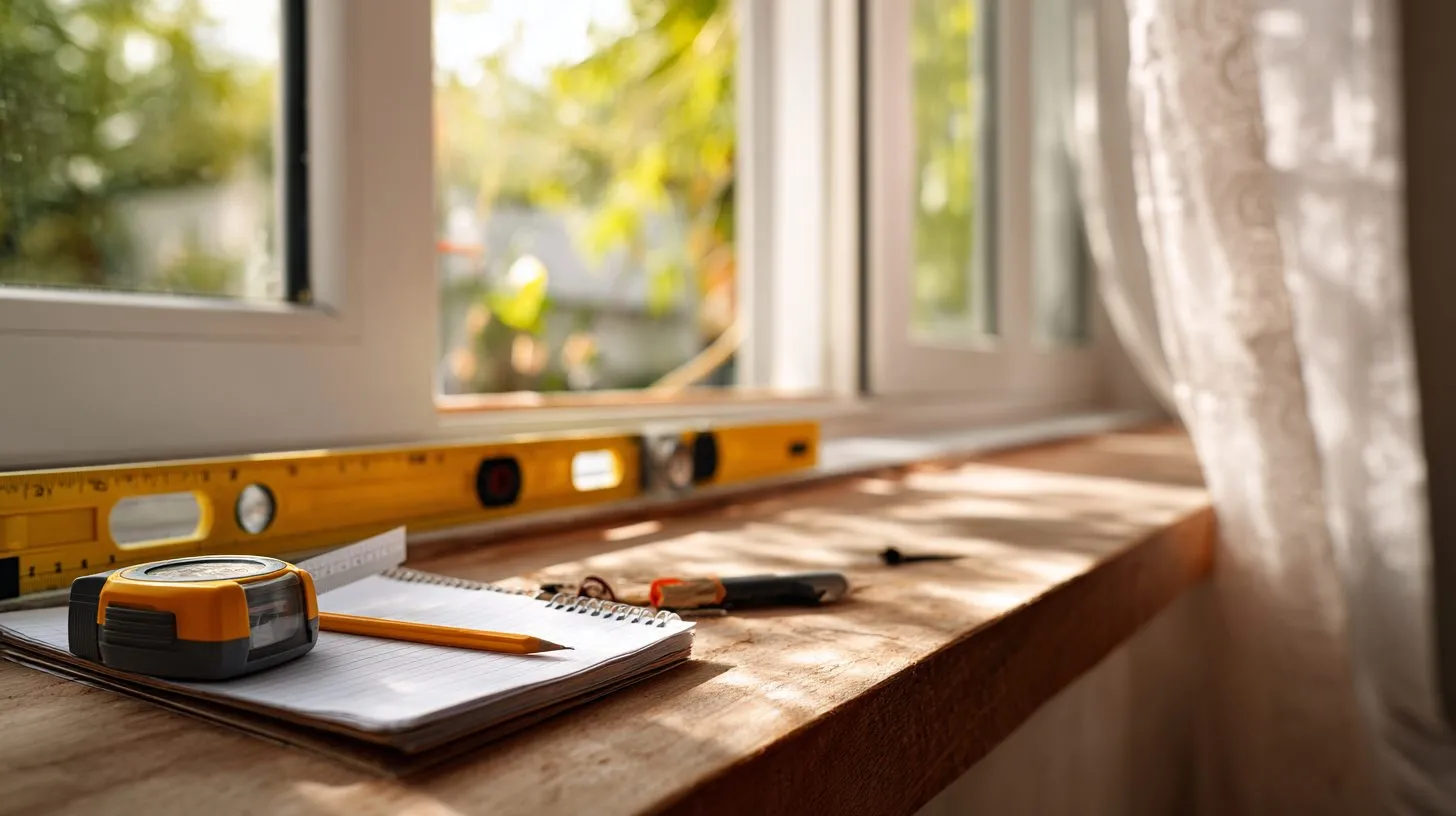 Инструменты для замера окна под рулонные шторы