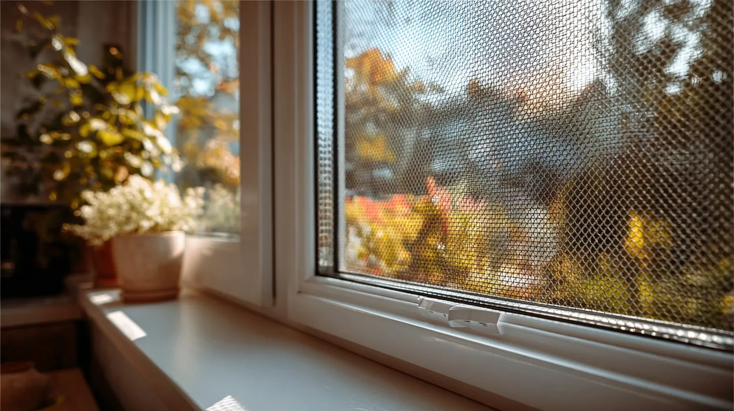 Москитная сетка с защитой от животных на пластиковом окне