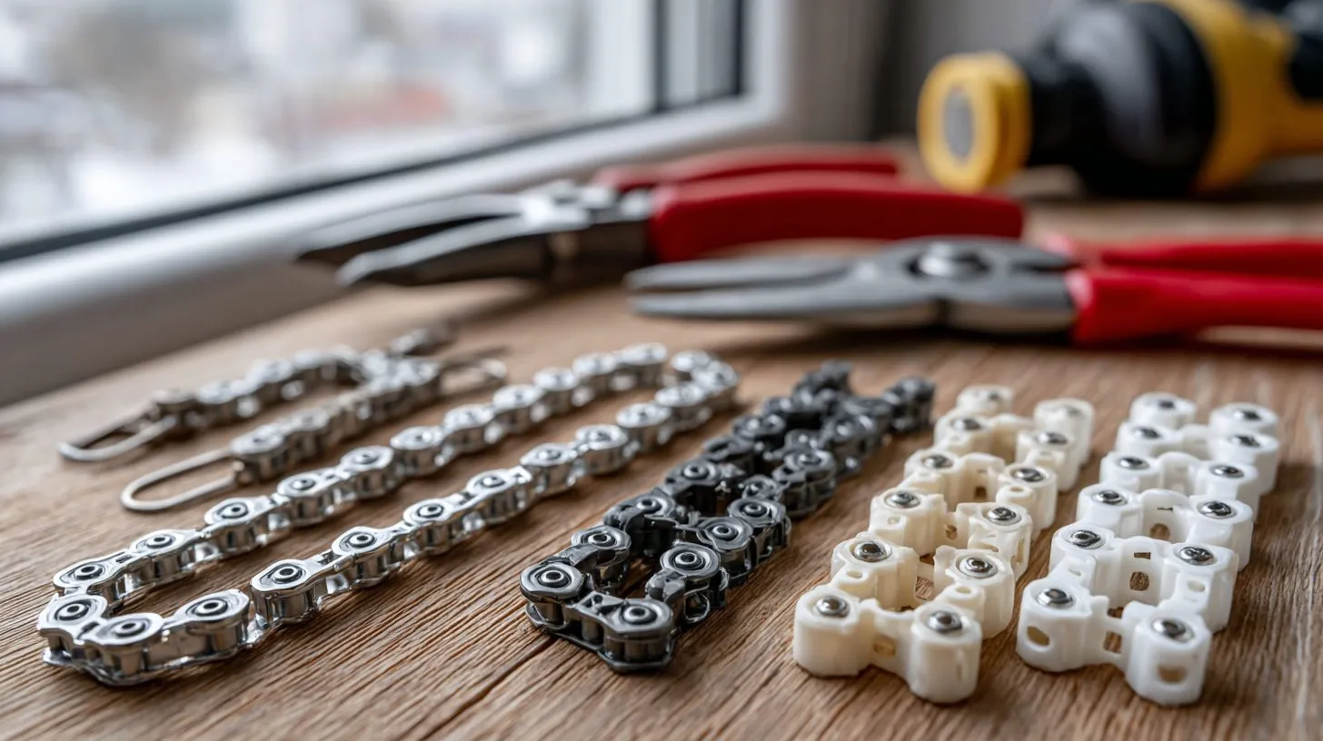 Инструменты для замены цепочки на рулонных шторах