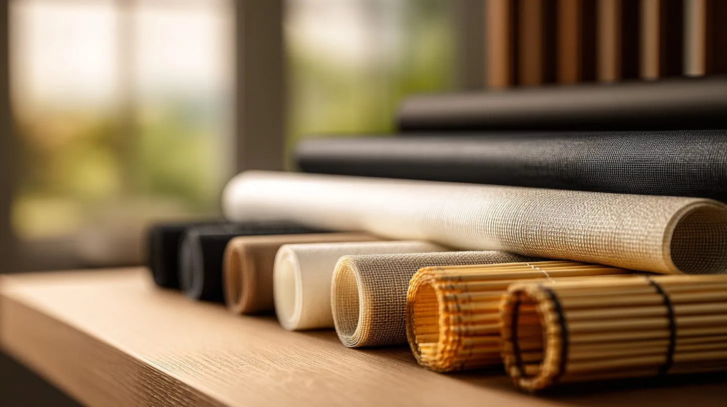 Различные материалы рулонных штор: от синтетики до натуральных тканей