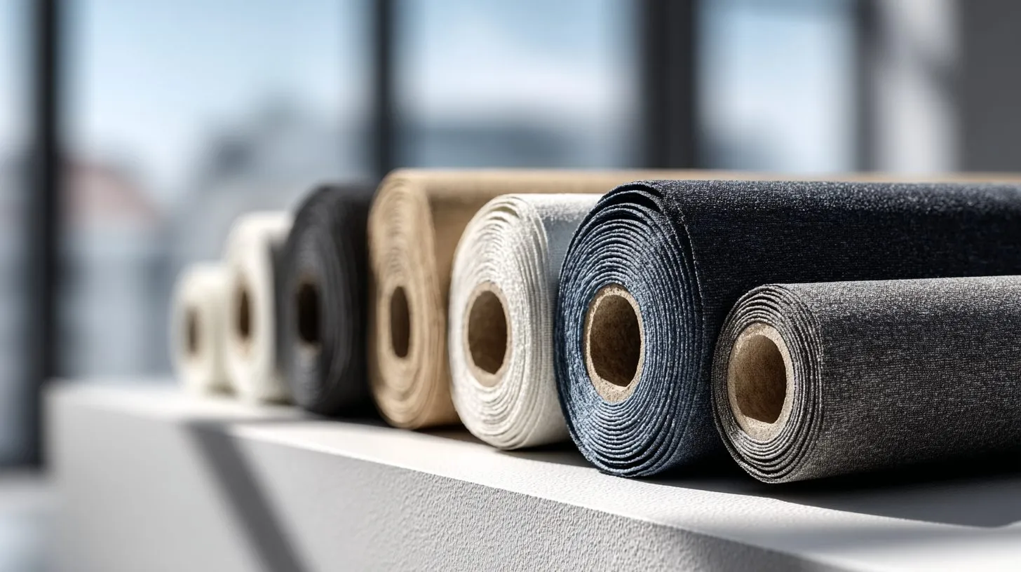 Разнообразие материалов для рулонных штор: полиэстер, вискоза и blackout