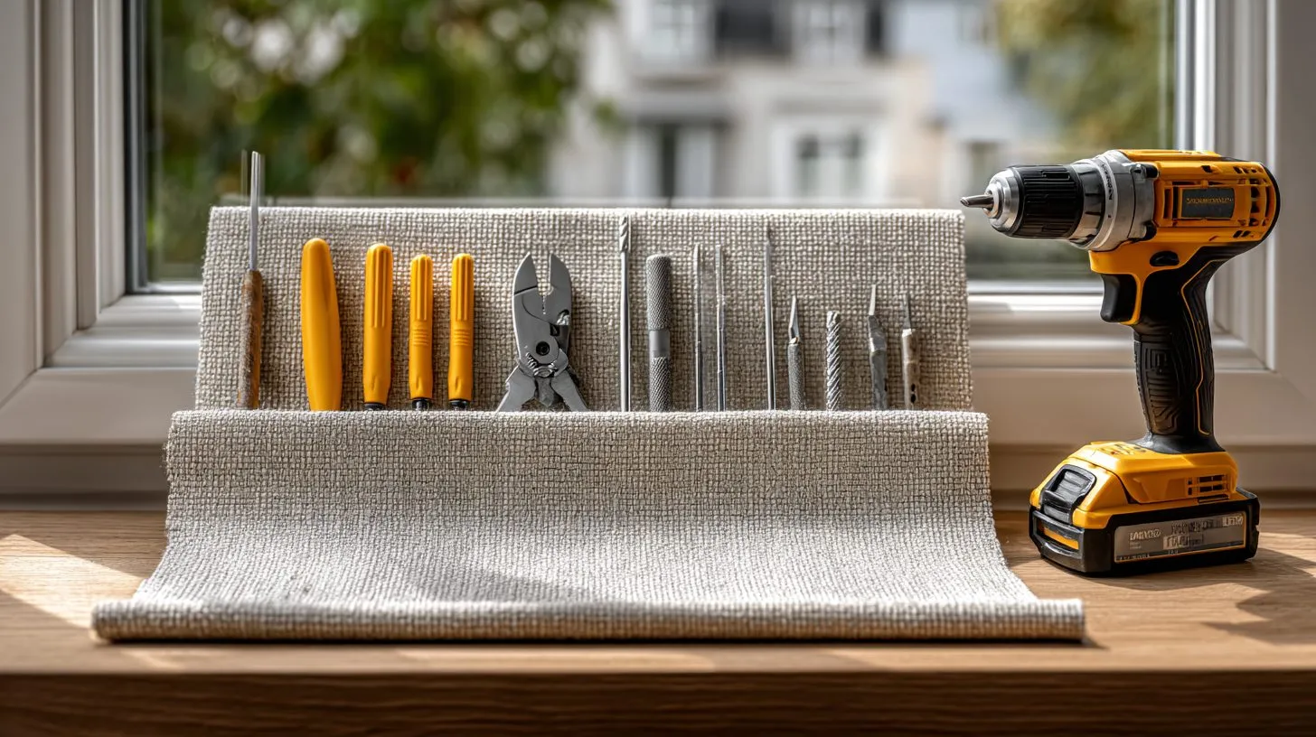 Инструменты для разборки рулонных штор на пластиковом окне