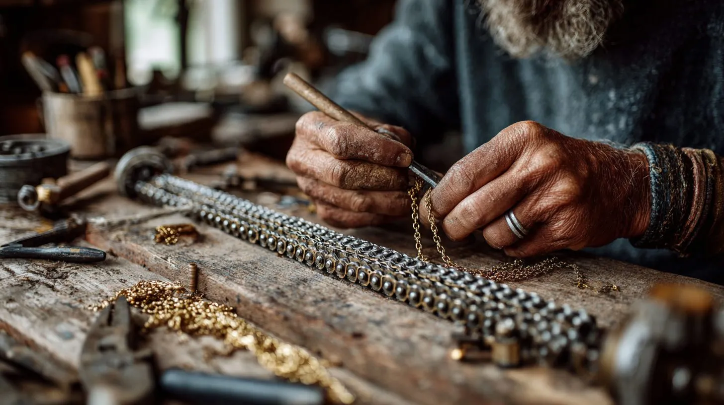 Процесс демонтажа цепочки из механизма рулонной шторы