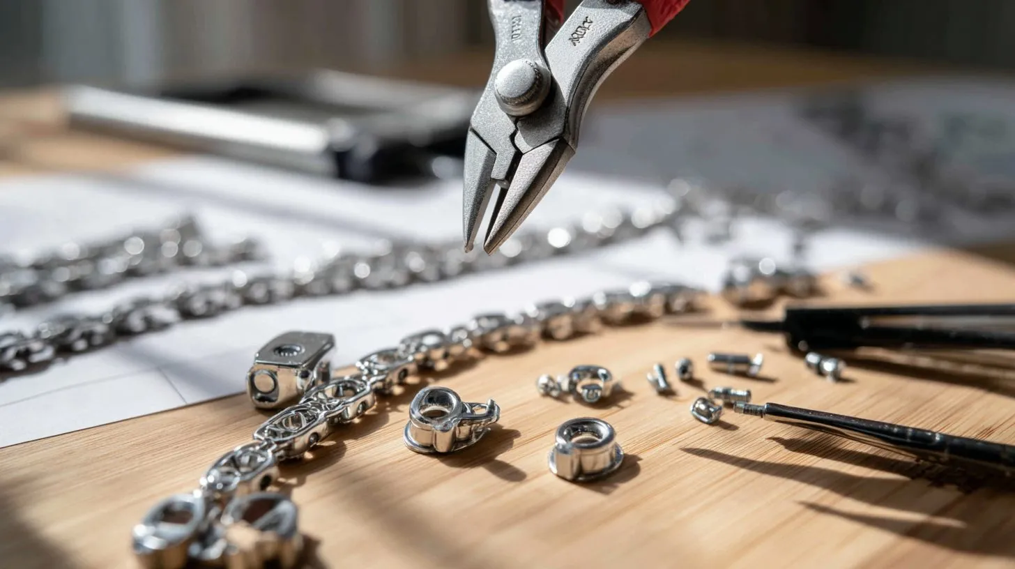 Инструменты для установки цепочки на рулонные шторы