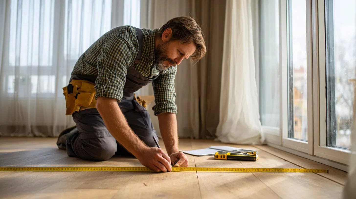 Измерение окна рулеткой для рулонных што data-yag-processed=