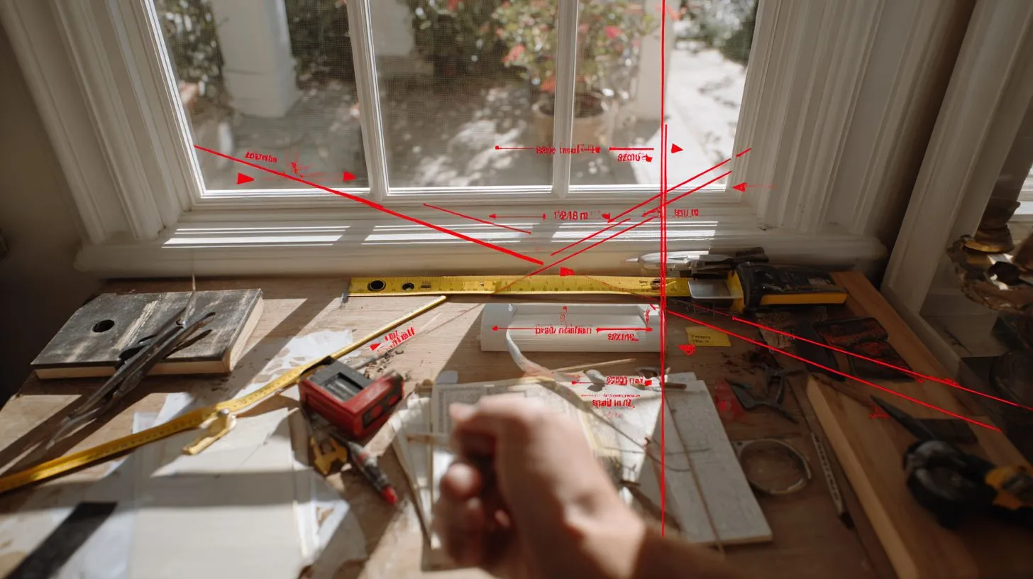 Распространённые ошибки при замере москитной сетки на примере неровной рамы