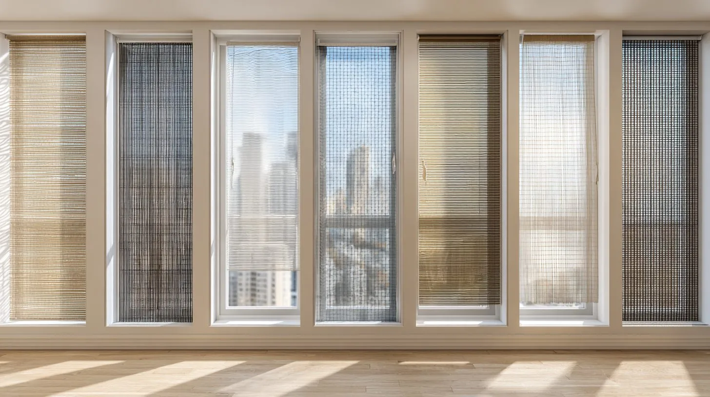 Различные типы москитных сеток для окон