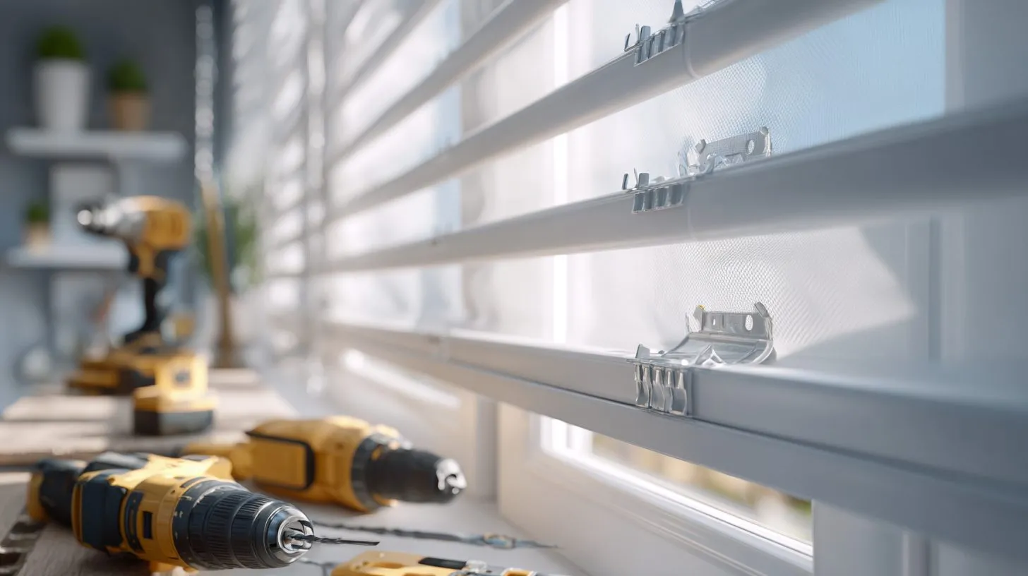 Различные методы крепления рулонных штор к пластиковому окну