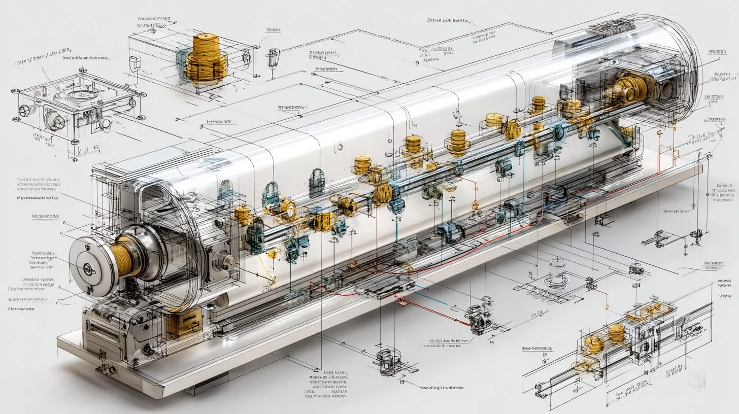 Схема установки лески на рулонные шторы