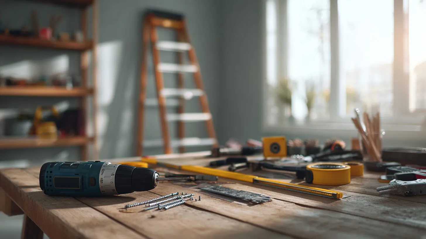 Необходимые инструменты для монтажа рулонных штор на стену