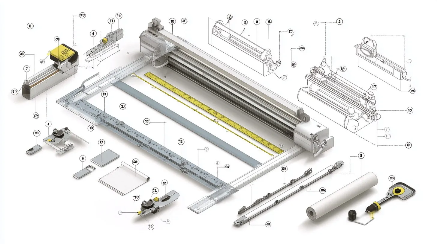 Схема подготовки к креплению рулонных штор на пластиковое окно