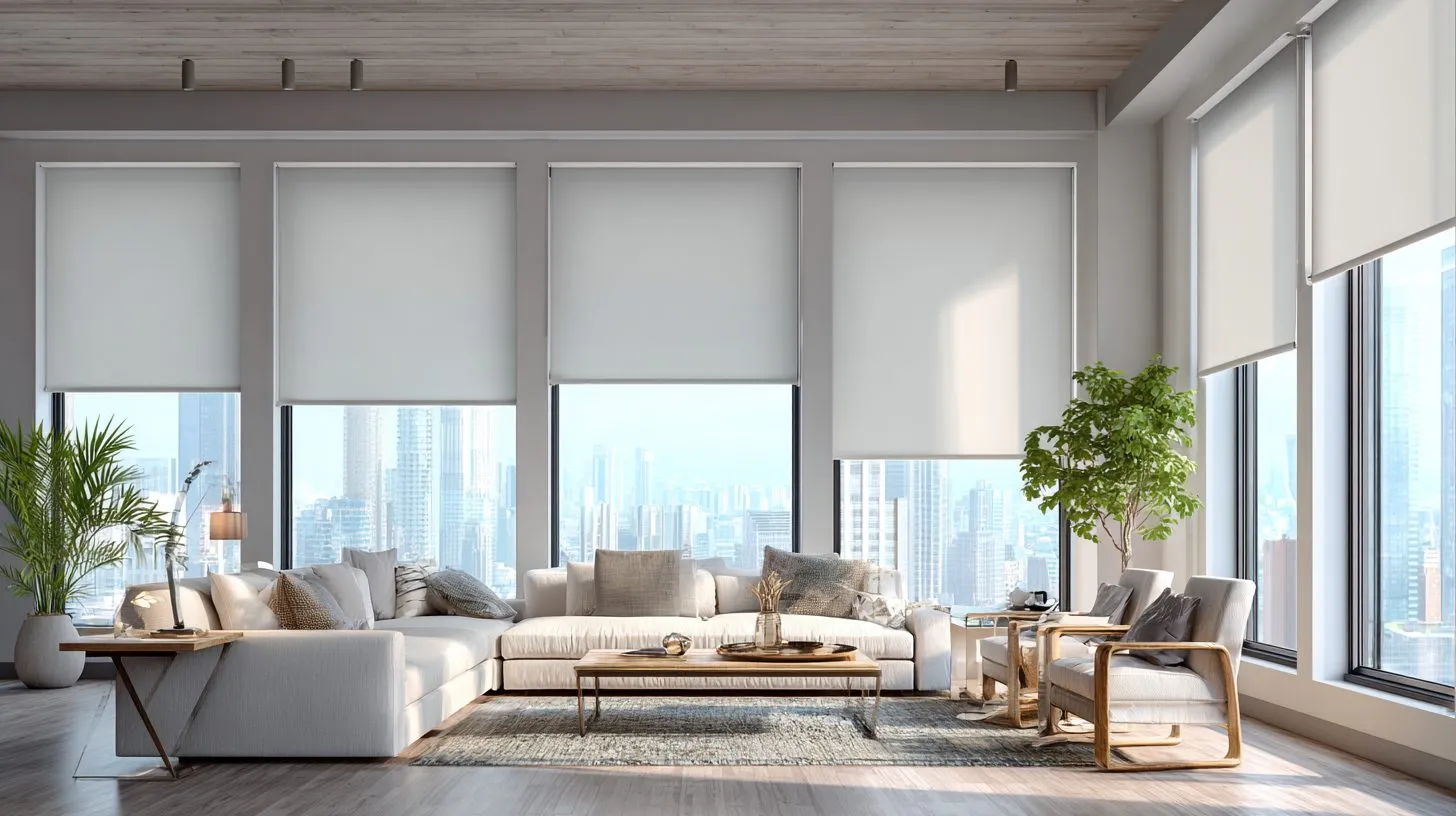 Различные способы крепления рулонных штор на окна