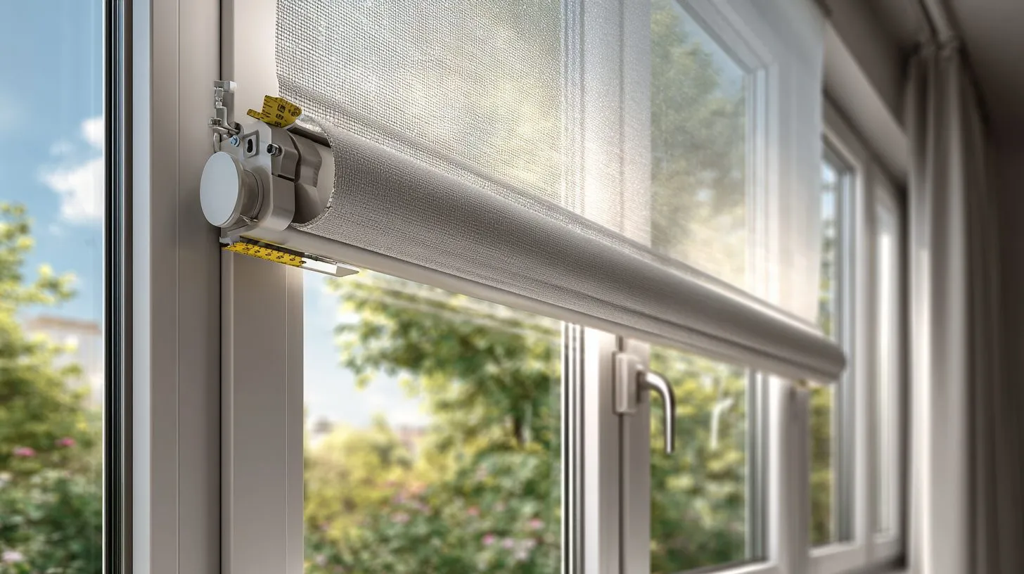 Пошаговый монтаж рулонных штор на пластиковое окно