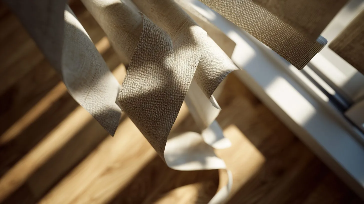 Рулонные шторы, которые не фиксируются на окне